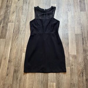 Sanctuary Black Lace Top Sleeveless Mini Dress Size Large